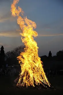 Evening Atmosphere Imprime: Easter fire