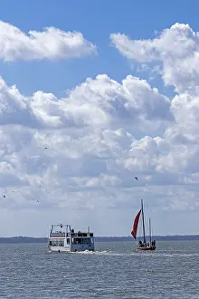 Excursion Boat Imprime: Excursion boat, Zeesboot, Wustrow