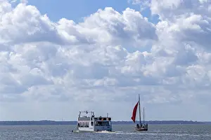 Northern Germany Seaside Resort Imprime: Excursion boat, Zeesboot, Wustrow