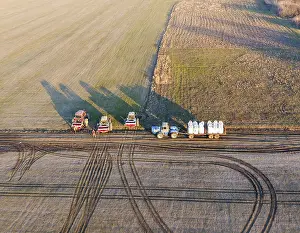 Travel Photography Landscape Imprime: Export of fertilizer to the fields