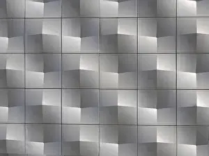 Textured Background Image Imprime: Facade structure with light and shadow