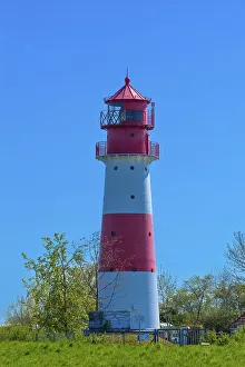 Coastal Scene Germany Imprime: Falshoeft lighthouse, navigation