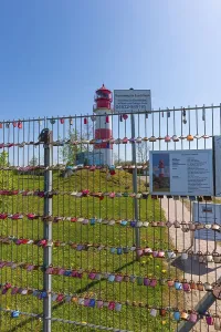 Blue Sky Lighthouse Photo Imprime: Falshoeft lighthouse, navigation
