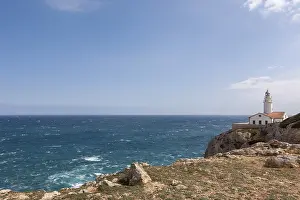 Far De Capdepera Lighthouse Imprime: Far de Capdepera lighthouse, cliffs