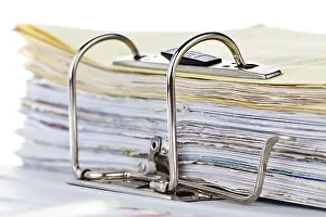 Austria Document Storage Imprime: A file folder with documents and papers