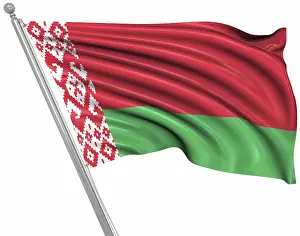 Impresiones de Bandera de Bielorrusia, esta es una imagen generada por computadora y renderizada en 3D Bielorrusia Imprime: Bandera de Bielorrusia, esta es una imagen generada por computadora y renderizada en 3D.