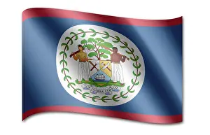 Impresiones de Bandera de Belice Belice Imprime: Bandera de Belice