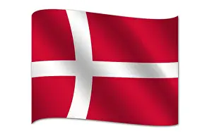 Danish Flag Imprime: Flag of Denmark