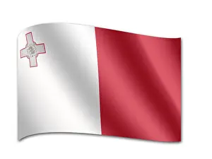 Southern Europe Flags Imprime: Flag of Malta