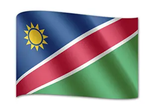 Namibia Flag Imprime: Flag of Namibia