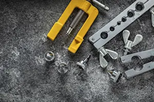 Dark Background Images Imprime: Flaring Tools Composed In Angle Of Image