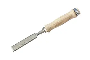 White Background Detail Imprime: Flat chisel in front of a white background