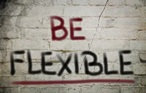 Work Life Balance Image Imprime: Be Flexible Concept