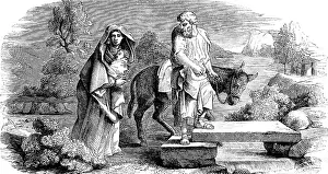 New Testament Images Imprime: The flight into Egypt, chapter 2