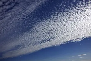 Cirrocumulus Clouds Imprime: Fluffy clouds or cirrocumulus clouds