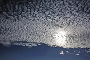 Cirrocumulus Clouds Imprime: Fluffy clouds or cirrocumulus clouds