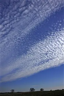 Northern Germany Cloud Formations Imprime: Fluffy clouds or cirrocumulus clouds