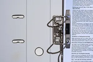 Office Work Imprime: Folder with insurance document, top view