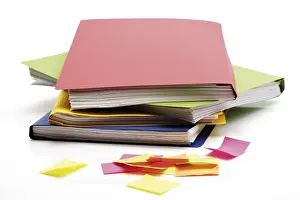 Still Life Studio Shots Imprime: Folder and leaflet note pads