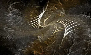 Abstract Computer Graphics Imprime: Fractal object