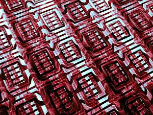 Arte Digital Imprime: Textura fractal - imagen abstracta generada por computadora.