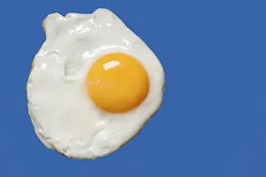 Close Up Breakfast Food Imprime: Fried egg