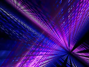 Virtual Reality Background Imprime: Future technology, sci fi or virtual reality background