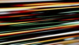 Abstract Computer Graphics Imprime: A futuristic 3D render featuring dynamic