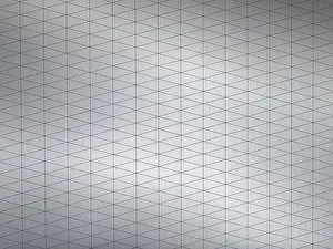 Geometric Patterns Imprime: Geometric layout featuring interconnected triangular patterns on a gray metallic surface