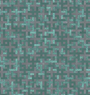 Full Frame Background Image Imprime: Geometric pattern with teal and gray rectangles creating an abstract