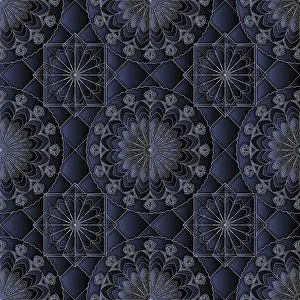 Geometric Star Pattern Imprime: Geometric star pattern, vector background