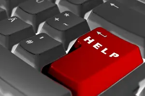 Computer Keyboard Key Imprime: Help Key on the Keyboard of a Computer
