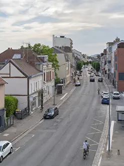 Urban Environment Photos Imprime: High angle impression of Troyes