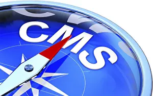 Data Transmission Security Imprime: high resolution rendering of a compass with a CMS icon