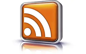 Electronic Data Transmission Imprime: High resolution rendering of a RSS icon