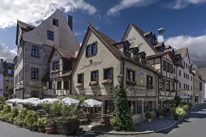 Middle Europe Historical Image Imprime: Historic bratwurst kitchen, first mentioned in a document in 1419