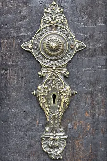 Historic Door Fitting Imprime: Historic door fitting, around 1880