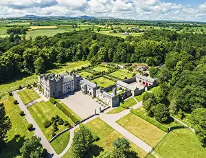Lake District Aerial Photography Imprime: Hutton in the Forest from a drone
