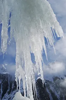 Ice Crystal Formations Imprime: Icicles