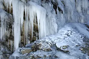 Ice Crystal Formation Imprime: Icicles
