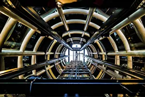 Impresiones de Imagen de la estructura del ascensor. Lugar de rodaje: Sendai, Prefectura de Miyagi Sendai Imprime: Imagen de la estructura del ascensor.