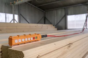 Timber Industry Equipment Imprime: Image of remote control for crane loading timber