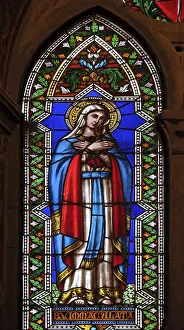 Lead Glass Window Design Imprime: Immaculate Conception
