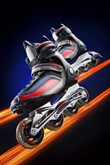 Studio Shot Details Imprime: Inline skates