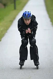 Northern Germany Beaches Imprime: Inline skating