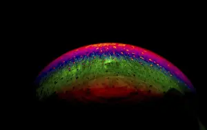 Colorful Light Reflection Imprime: Interference of equal thickness