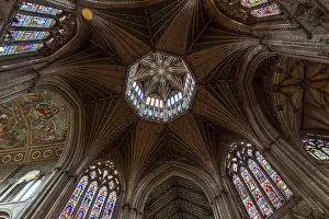 Gothic Style Architecture Imprime: Interior View of Ely Cathedral