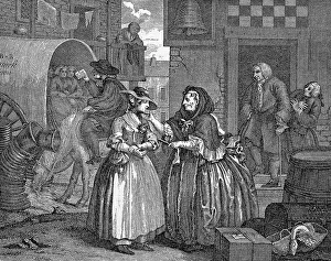 Historical Female Figure Imprime: The intermediary as matchmaker