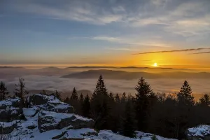 Uninhabited Places Imprime: Inversion weather situation, inversion
