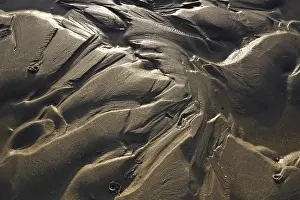 Aerial Photography Europe Imprime: Irregular structures in the mud flats